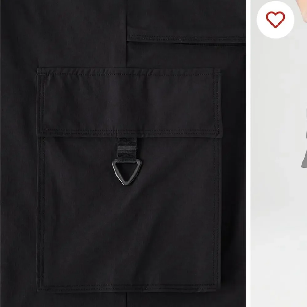Fabletics NWT Heights Cargo Pant Utility Black Drop in Active Edit - Picture 8 of 9